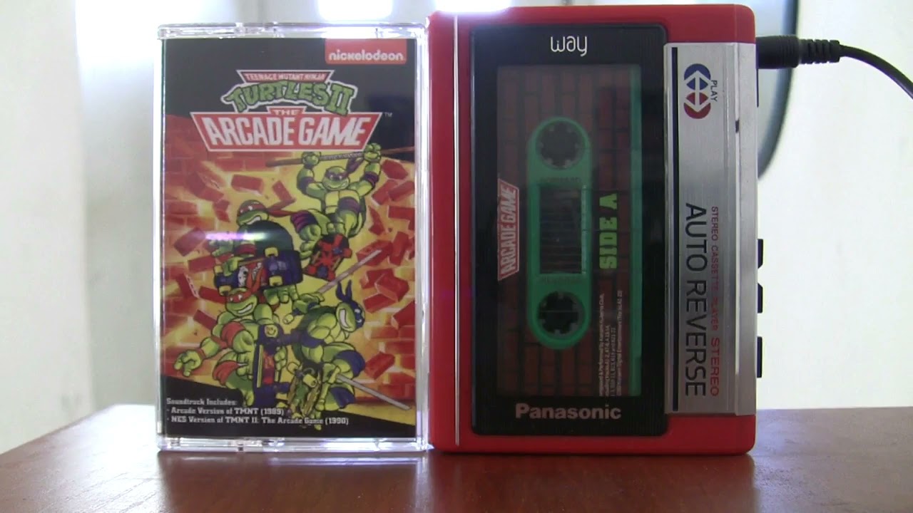Teenage Mutant Ninja Turtles II: The Arcade Game NES Soundtrack Cassette