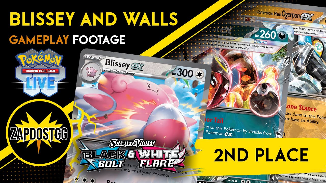 2nd Place Blissey ex Wall Deck Beats The New Meta! (Pokemon TCG)