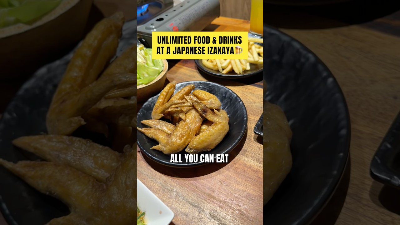 Unlimited food&drinks for just $25?! #japantravel #japantrip #tourguideinjapan