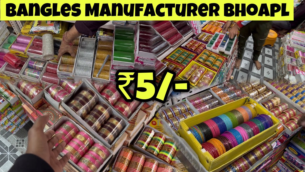 Bangles Wholesale Market In Bhopal | Cheapest Bangles in The World | Bangles Market