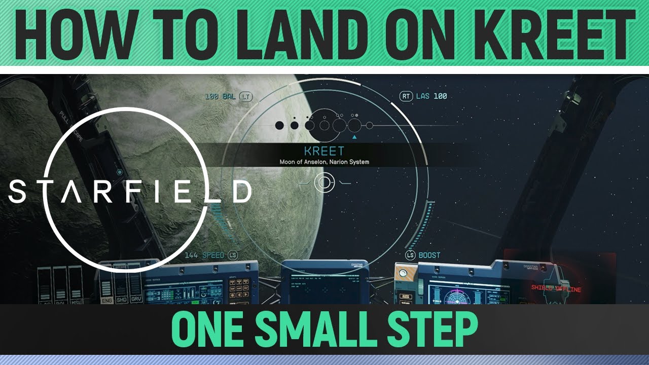 Starfield - How to Land on Kreet - One Small Step