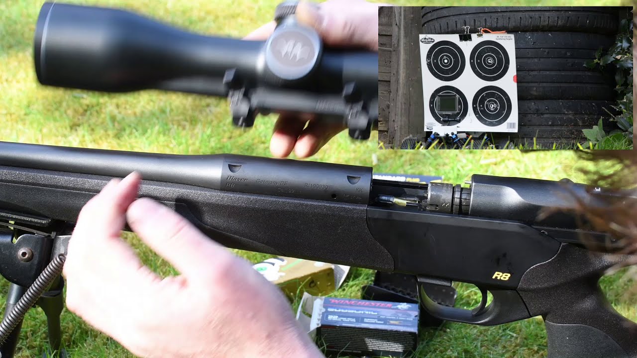 Testing Blaser R8 quick release scope mount return to zero using 