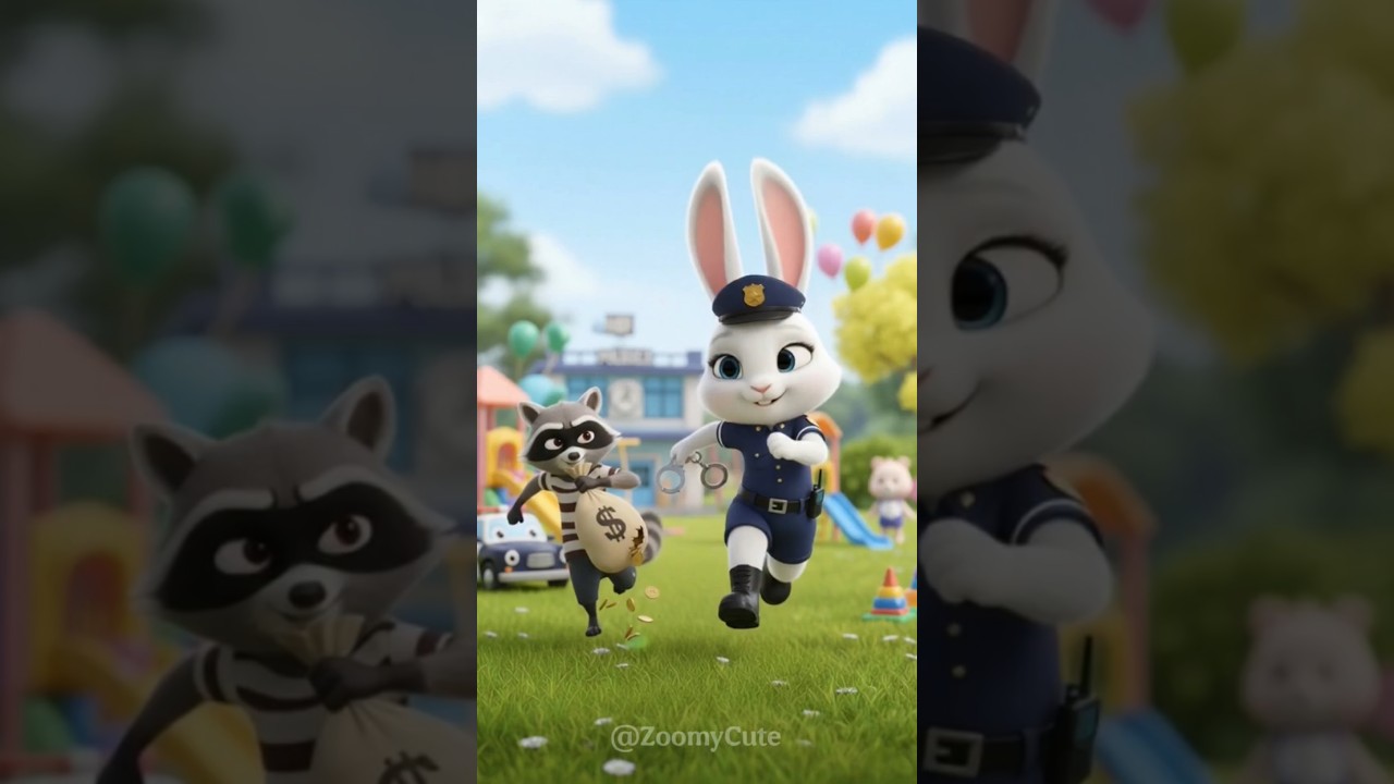 Police Bunny on Duty 