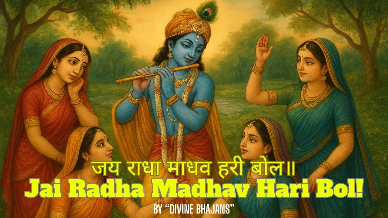 Jai Radha Madhav Hari Bol! Krishna Prasasti Mantra! Krishna Bhajan! #krishna #krishnamantra #krishn