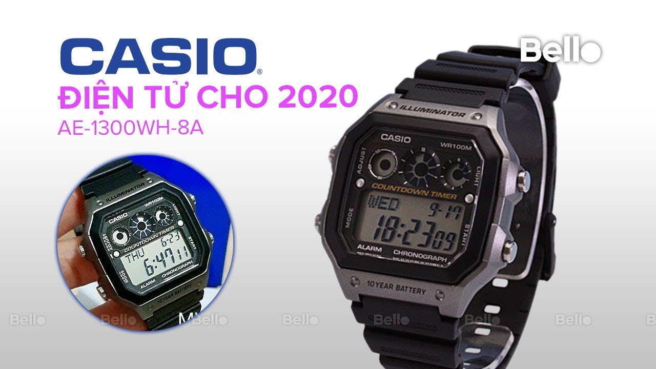 Casio AE-1300WH-8A - 'Đồng hồ quốc dân' HOT nhất 2020