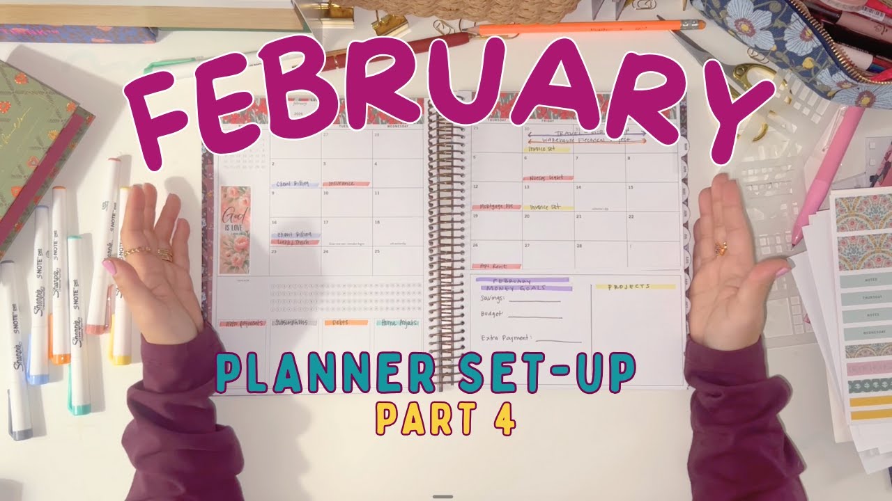 February Budget Setup in My Scout Planner