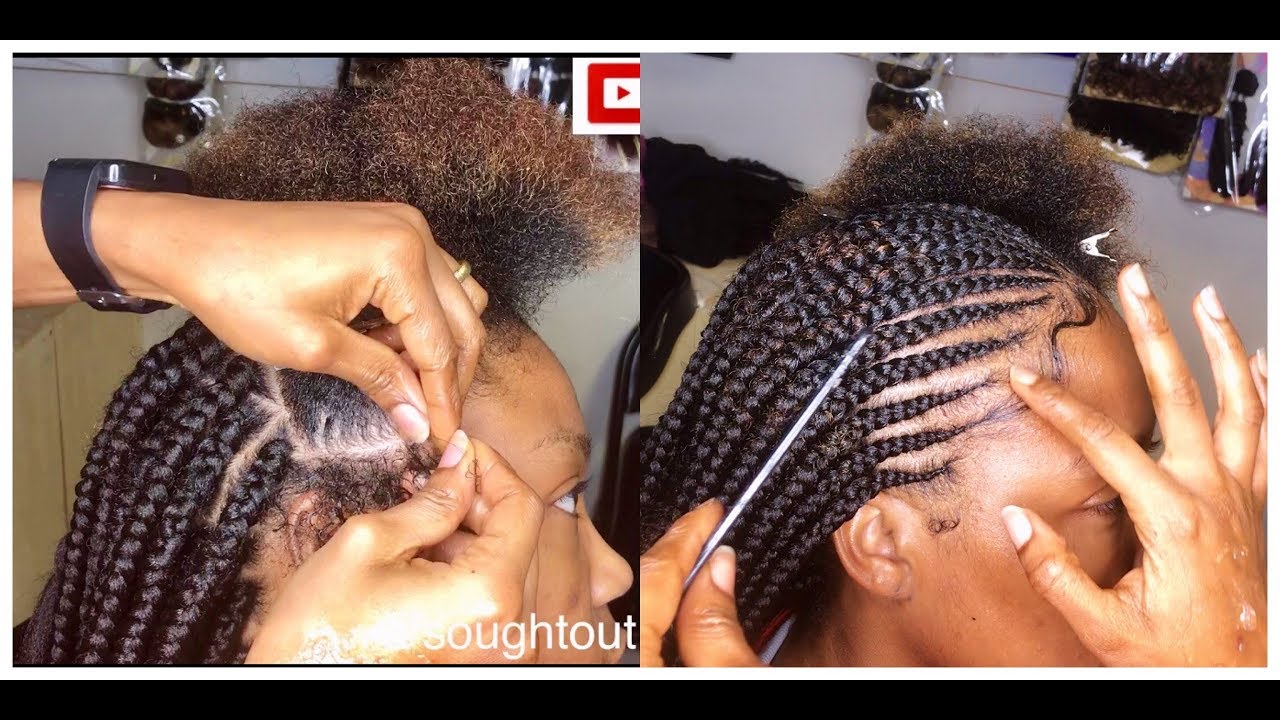 Fulani Feed In braids tutorial | Very detailed