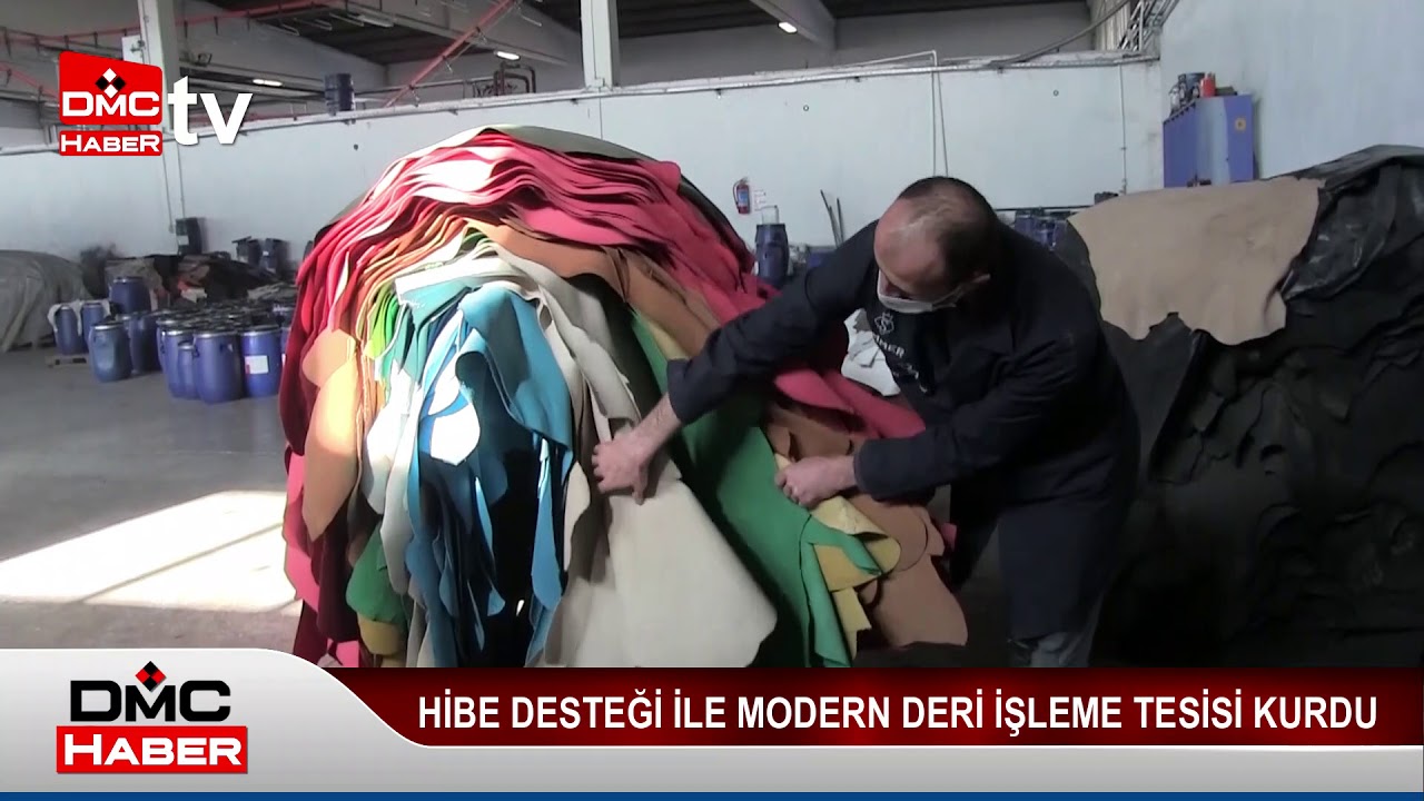 Hibe desteği ile modern deri işleme tesisi kurdu.