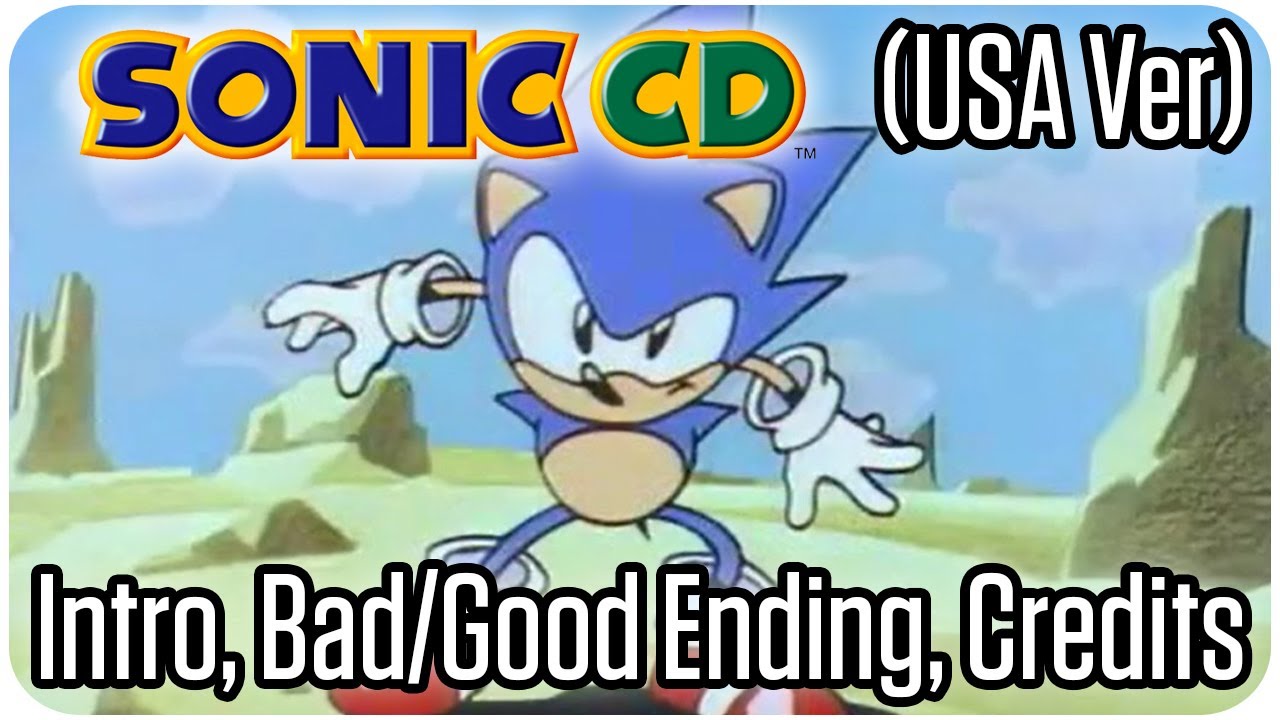Sonic CD (USA) Intro, Bad Ending, Good Ending, Credits
