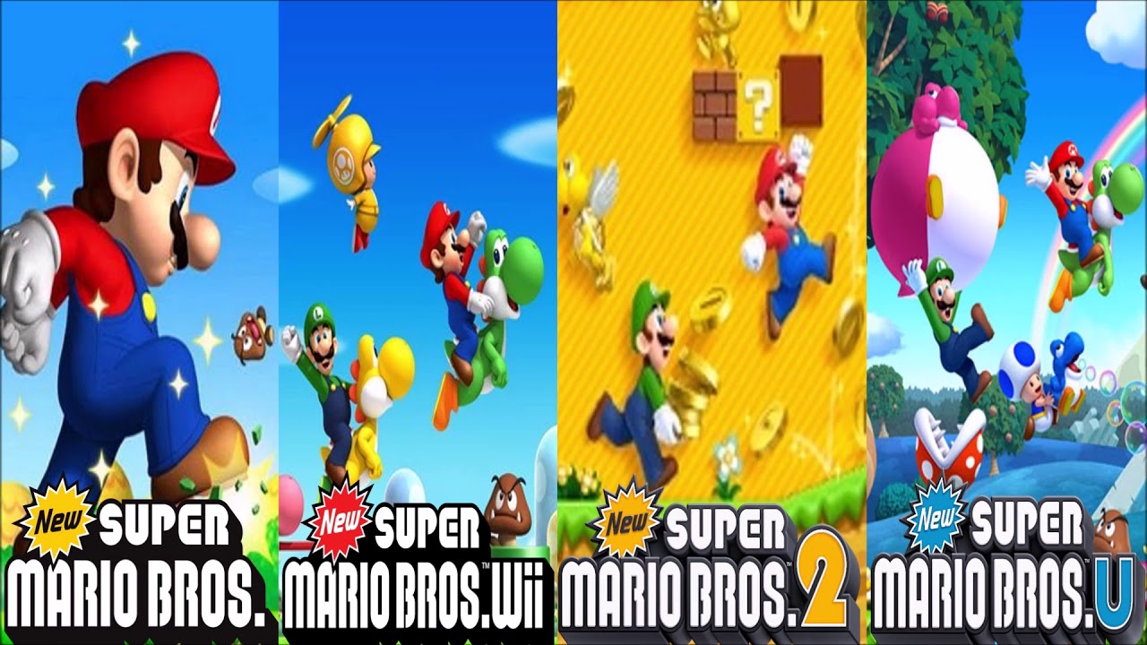 New Super Mario Bros (Ds,Wii,3ds,Wii u) | Staff Roll´s
