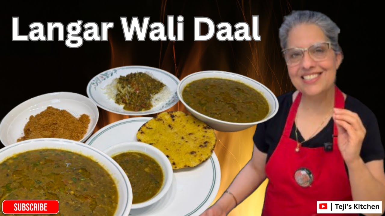 Langar Wali Daal Recipe | Authentic Gurudwara Style Mix Dal | Teji’s Kitchen #food #recipe #cooking