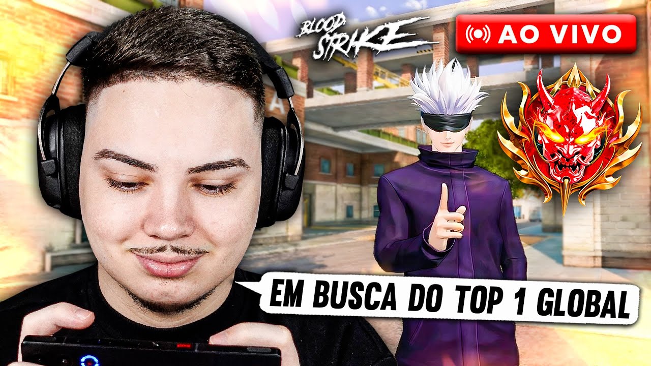 🔴EM BUSCA do TOP #1 GLOBAL da RANKED PICO do BLOOD STRIKE 🔥 (Mapa Ilha do Medo!)
