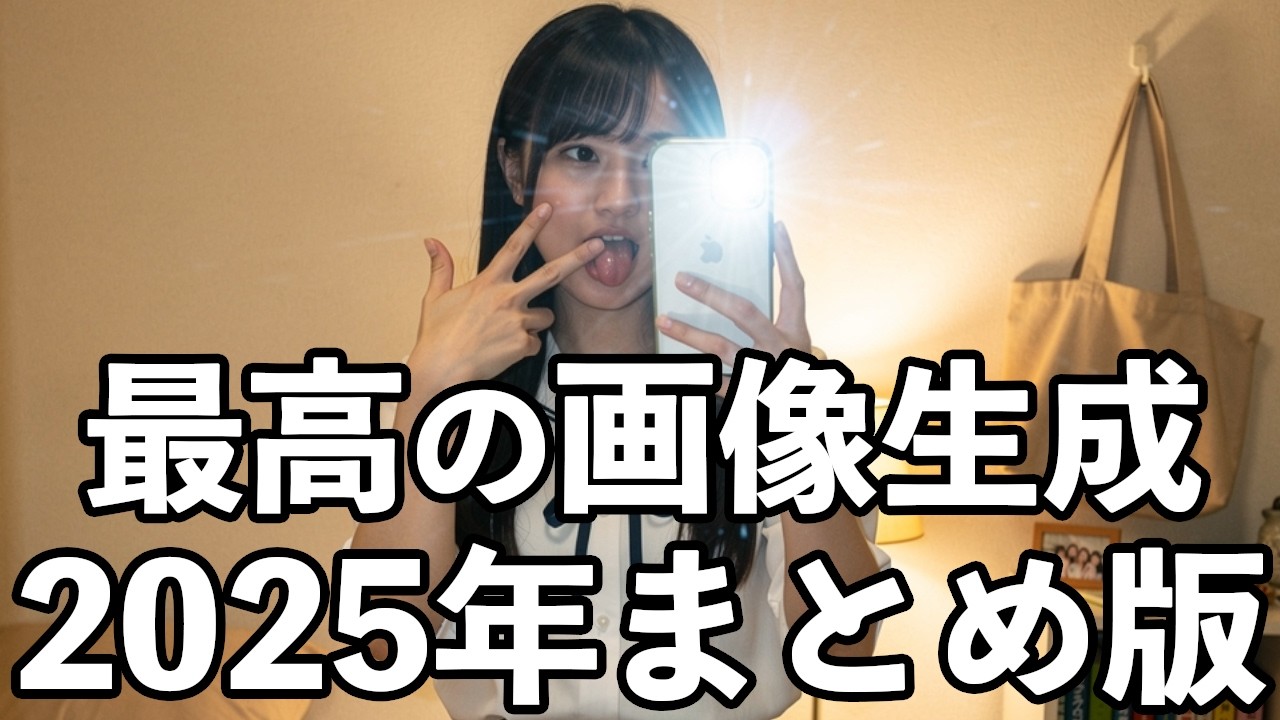 【10選】2025年おすすめな画像生成AI。