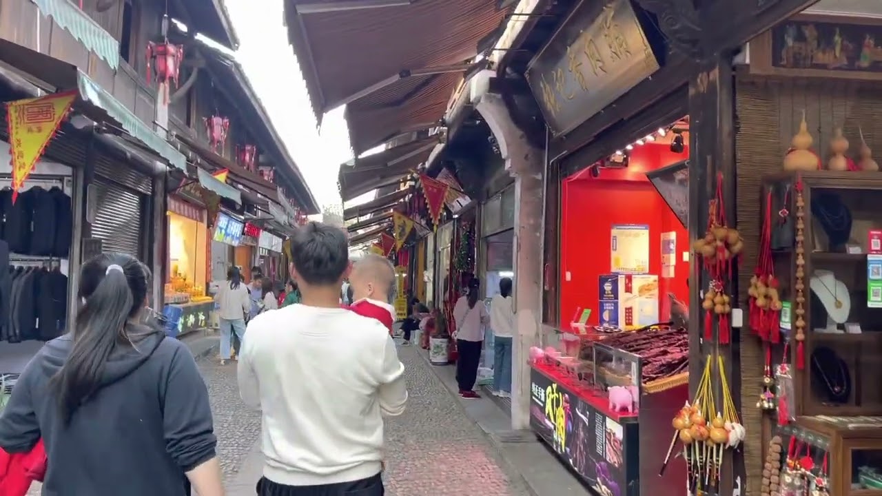 义乌的佛堂古镇，2023年4月
