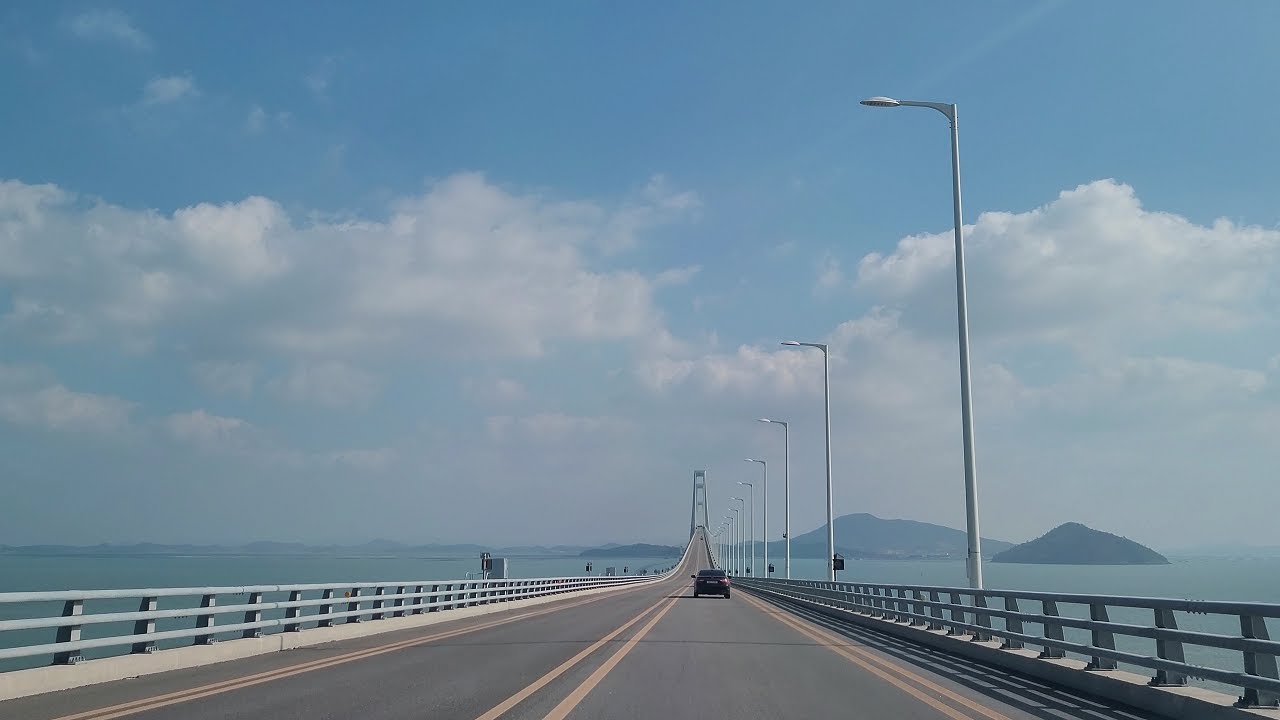 [전남권] 4K 전남 신안군 암태면 - 무안광주고속도로 함평나비휴게소