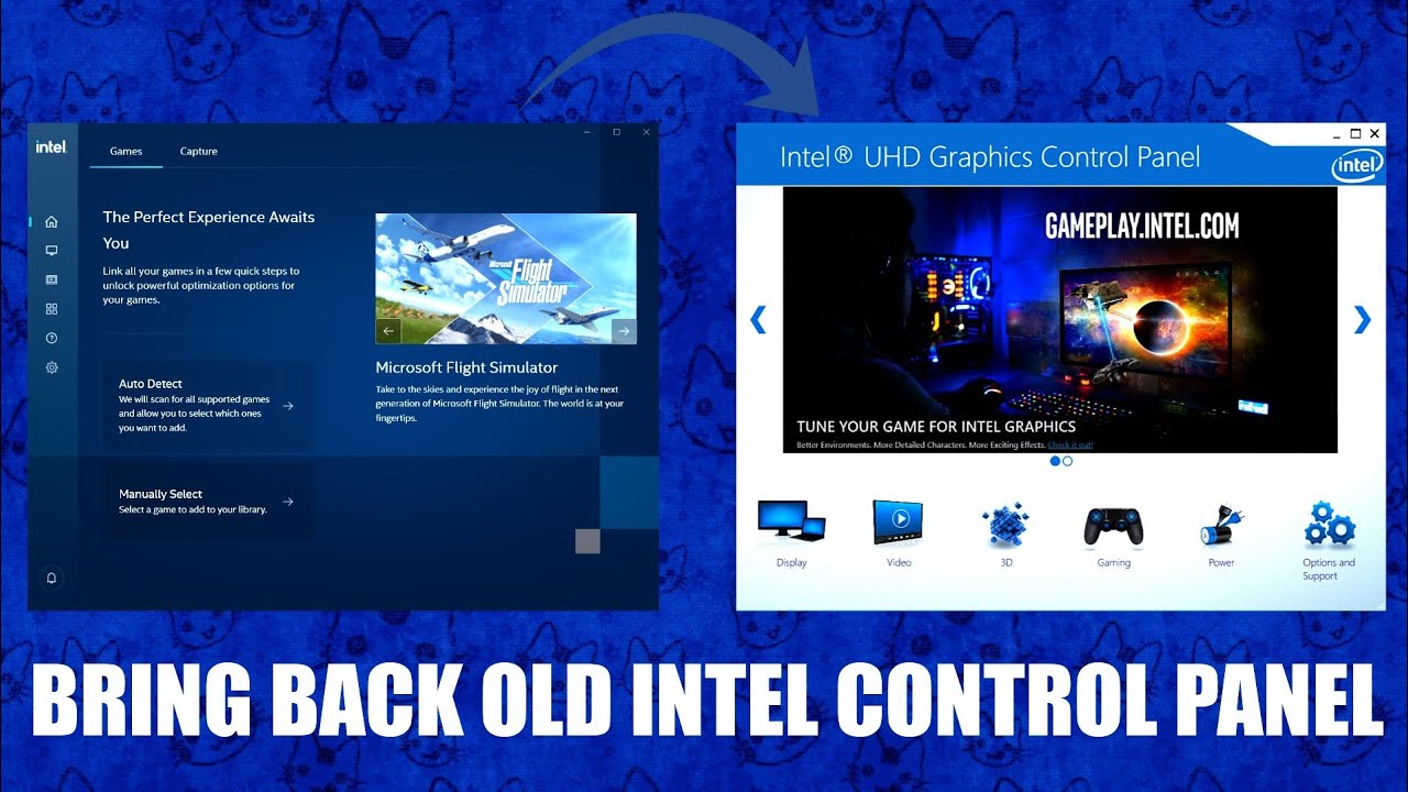 How To Bring Back The Old Intel&reg; Graphics Control Panel