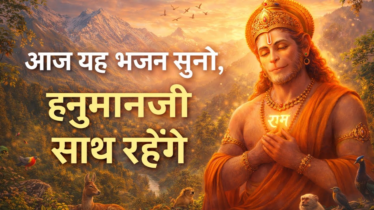 Peaceful Hanuman Bhajan | आज यह सुन लिया तो पूरा दिन अच्छा जाएगा