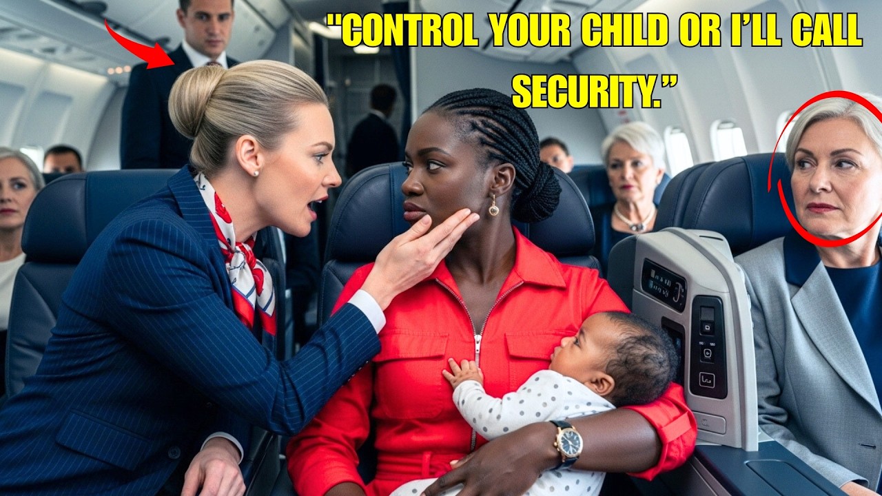 Flight Attendant Slapped Black CEO’s Wife, Holding Baby — Didn’t Know Her Husband Owned the Airline!