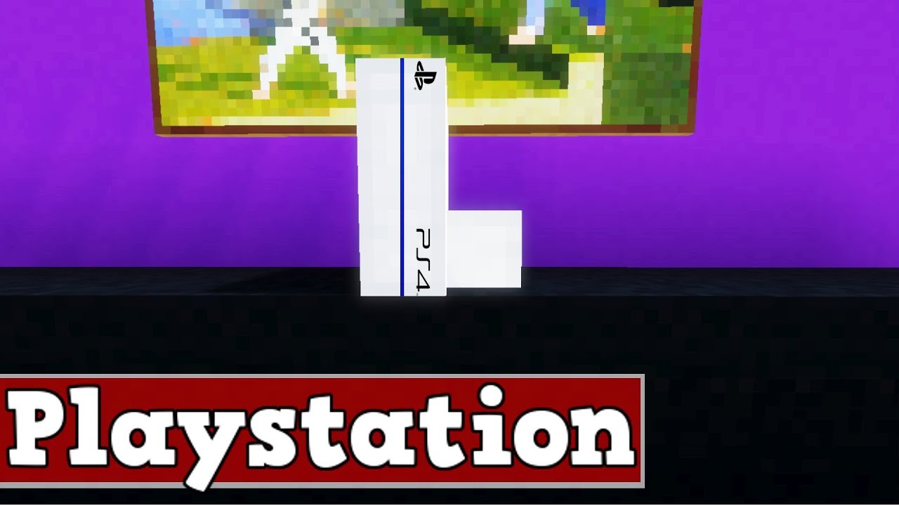Wie baut man eine Playstation 4 in Minecraft | Minecraft Deutsch Playstation 4 Bauen Tutorial