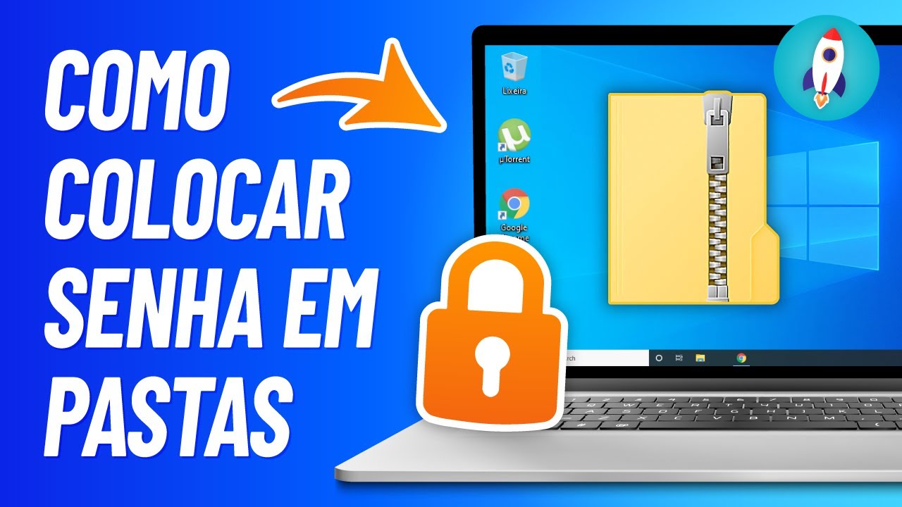Como COLOCAR SENHA EM PASTA no PC e Notebook - Win 10/11/8/7