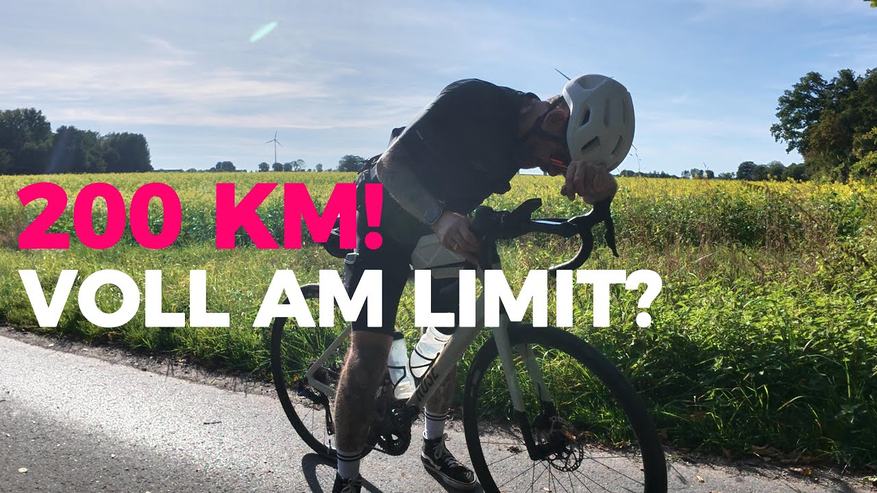 Meine erste 200 KM RENNRAD TOUR: Als Anfänger VOLL AM LIMIT? 🥵 | Cycling Circus