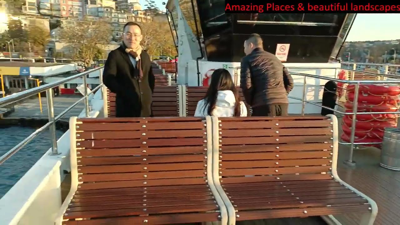 Ferry Trip Beautiful & Largest City of T&uuml;rkiye, Istanbul  - Travel Video