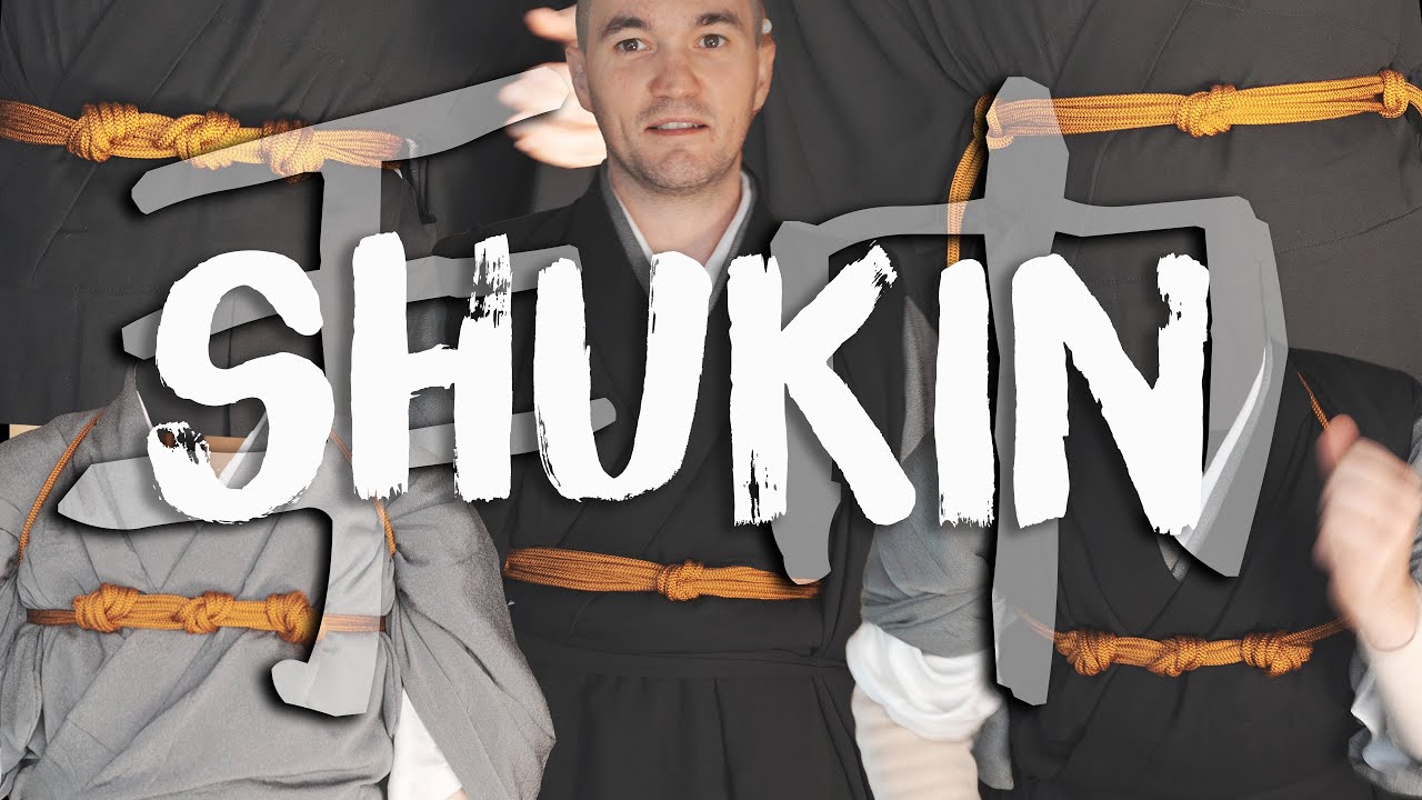 how to tie a monk's shukin