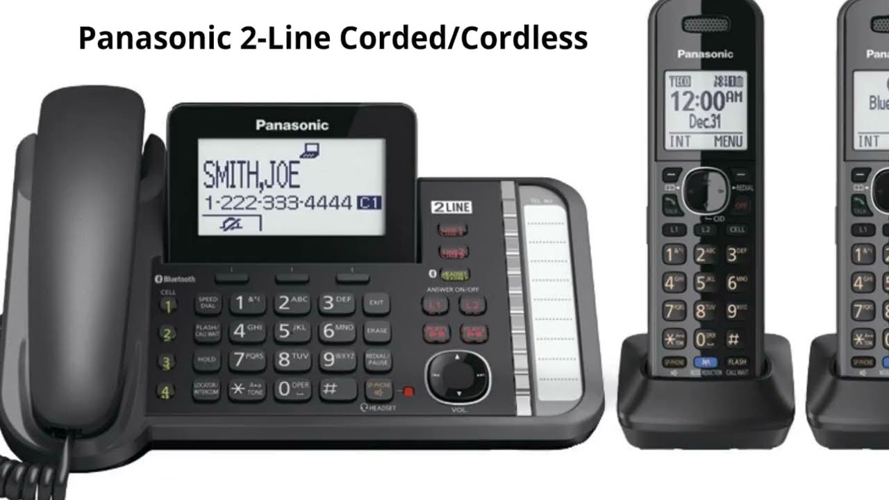 Panasonic 2 Line Corded Cordless 2023