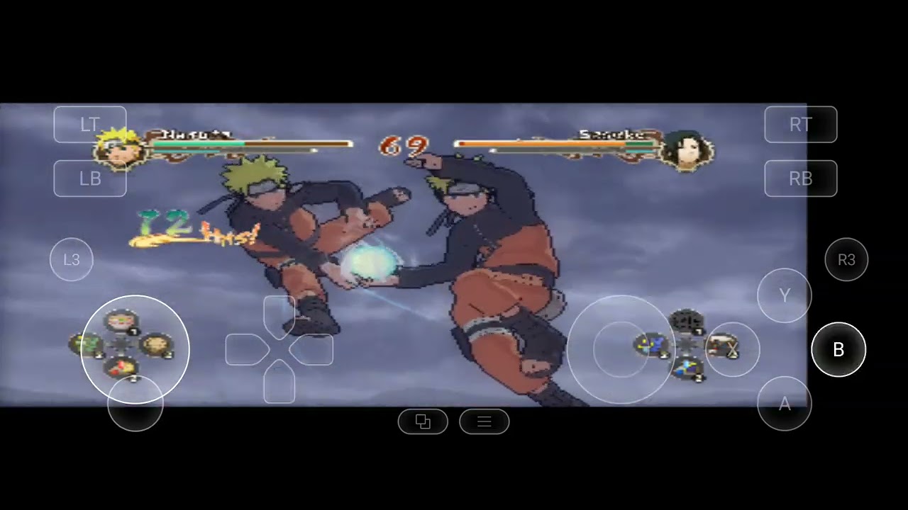 Test Naruto Storm 2 di Gamehub 4.1.5| Unisoc t606 ram 4 