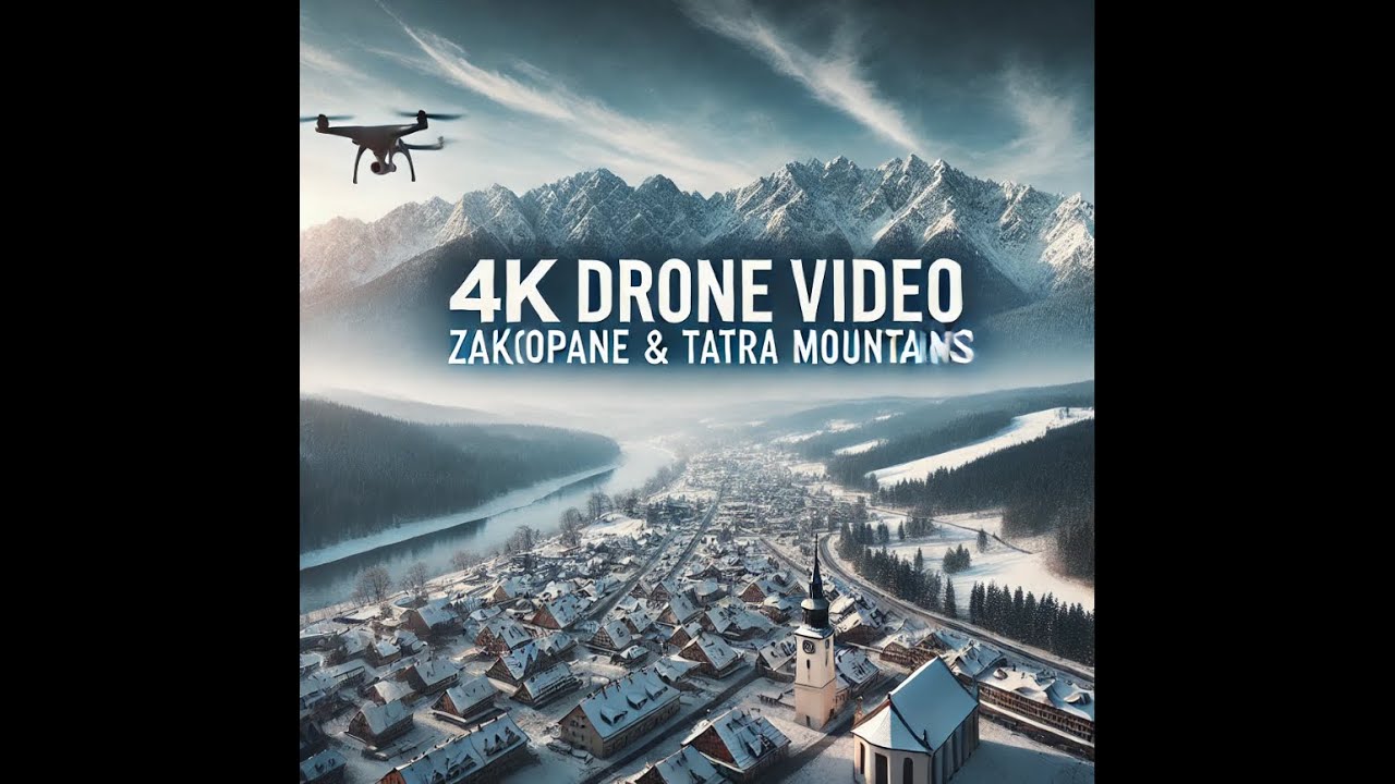 4K Drone Video of Zakopane and Tatra Mountains