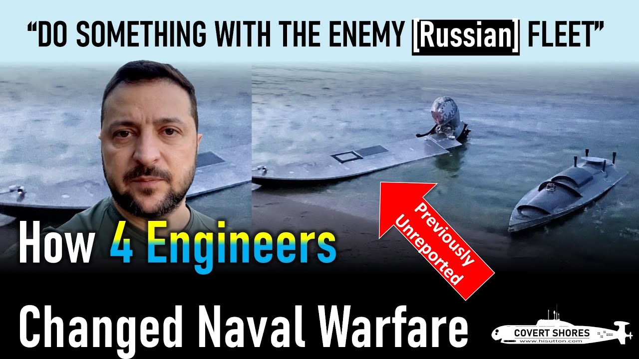 Как четверо инженеров изменили военно-морскую войну: новая информация об украинских беспилотных к...
