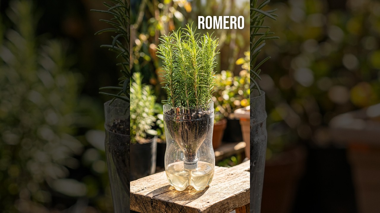 Asombrosa T&eacute;cnica para CULTIVAR ROMERO #fertilizantenatural #shorts