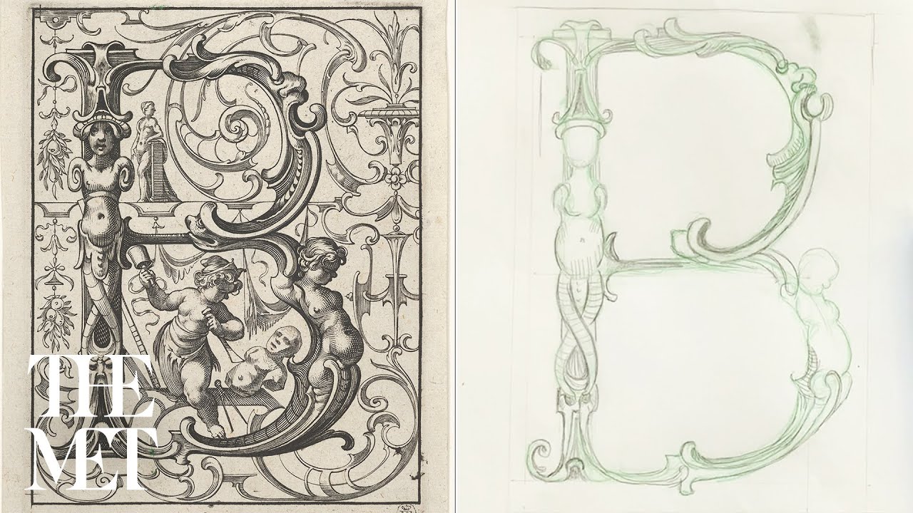 How to make decorative letters | Drop-in Drawing