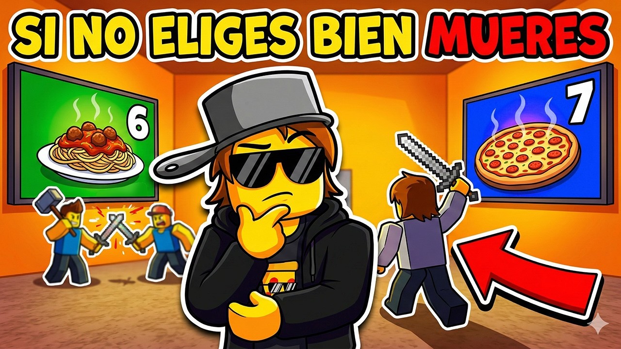 SI NO ELIGES la MEJOR COMIDA te MUERES 🍕 #ROBLOX Better Food? 🍔