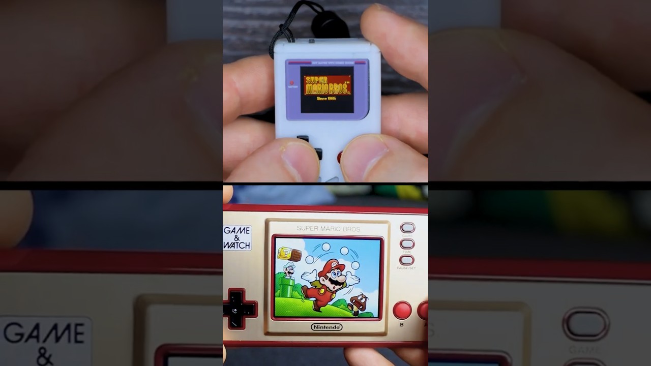 Game Boy Micro vs Game & Watch | Super Mario Bros. | Nintendo