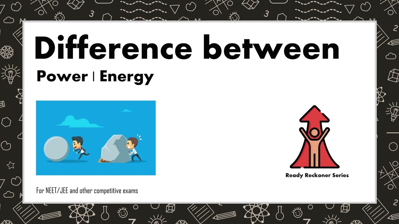 Difference between Power and Energy