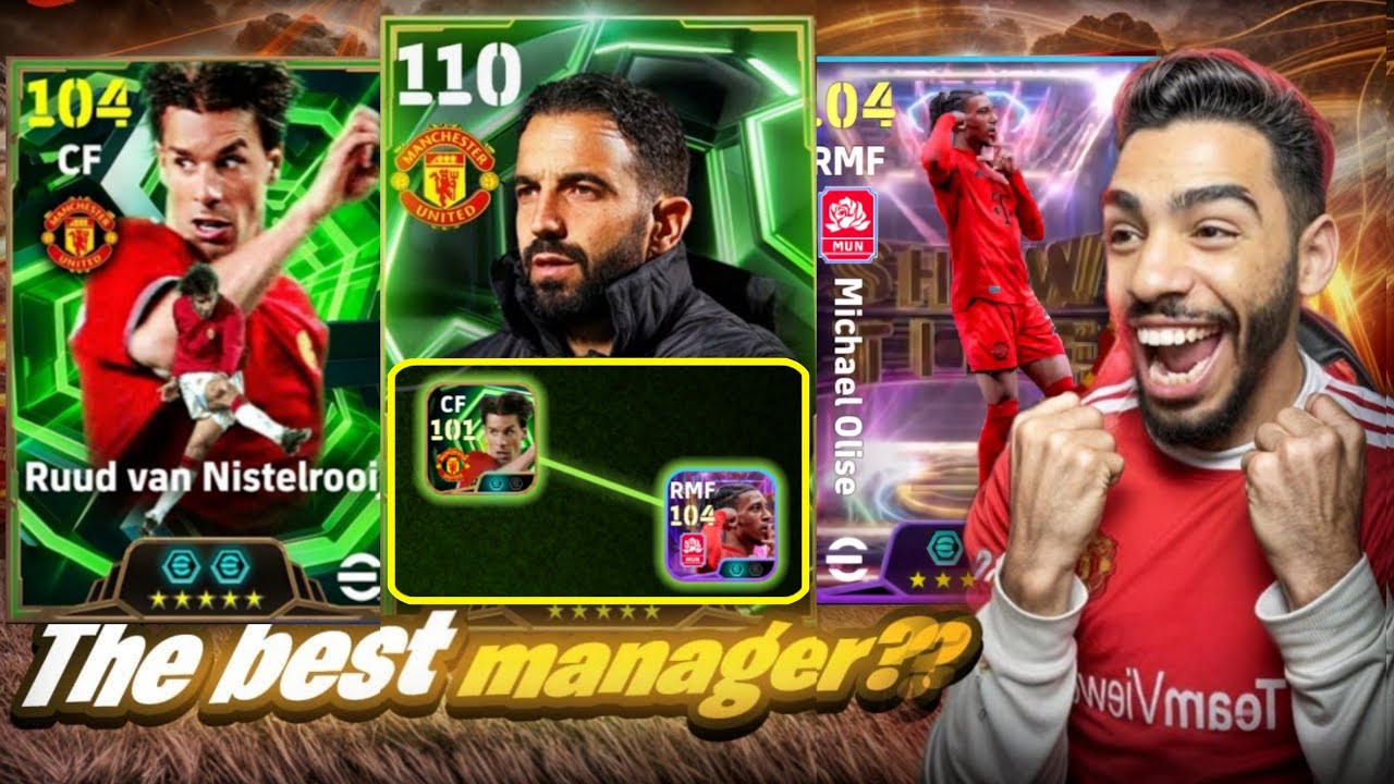 I PLAYED WITH RUBEN AMORIME LINK UP PLAY 🥶 + VAN NISTELROOIJ REVIEW 🔥 eFootball 26