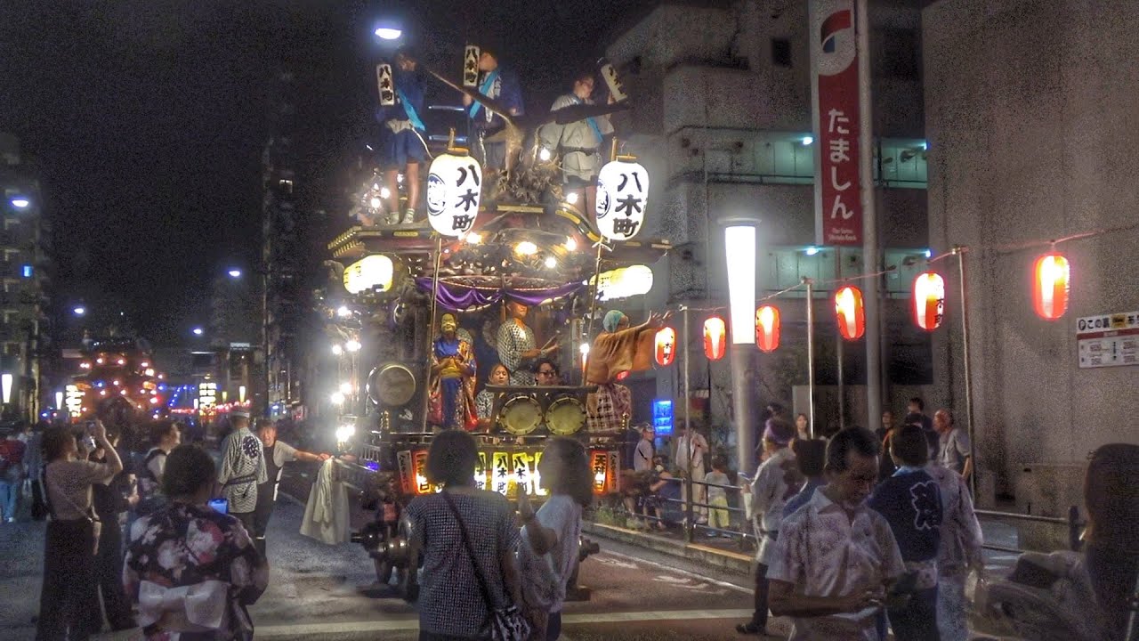 【八王子まつり2025】上地区・下地区　山車の曳き回し、神輿渡御など　2025年8月2日　東京都八王子市