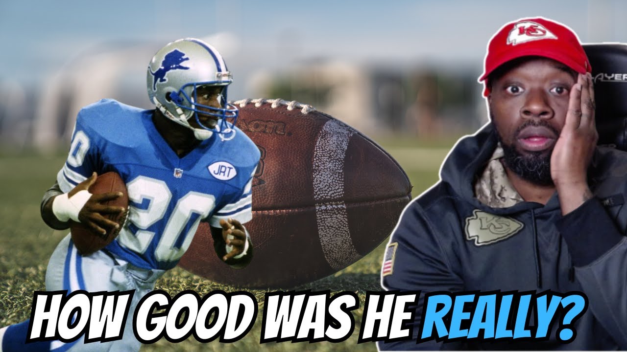MY CHILDHOOD WAS ROBBED OF GREATNESS!! BARRY SANDERS HIGHLIGHTS)REACTION)