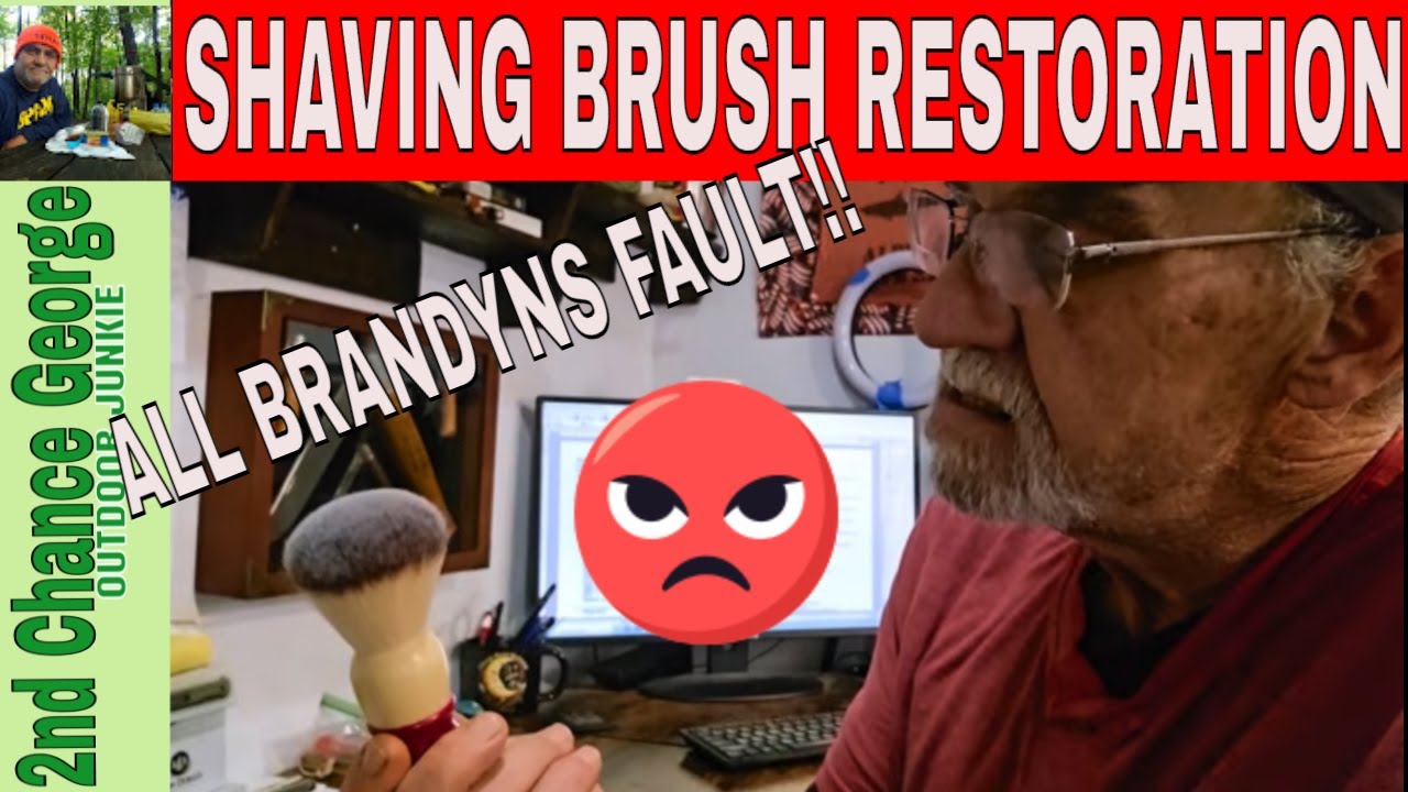 RESTORING A VINTAGE SHAVING BRUSH - It's All Brandyn's fault