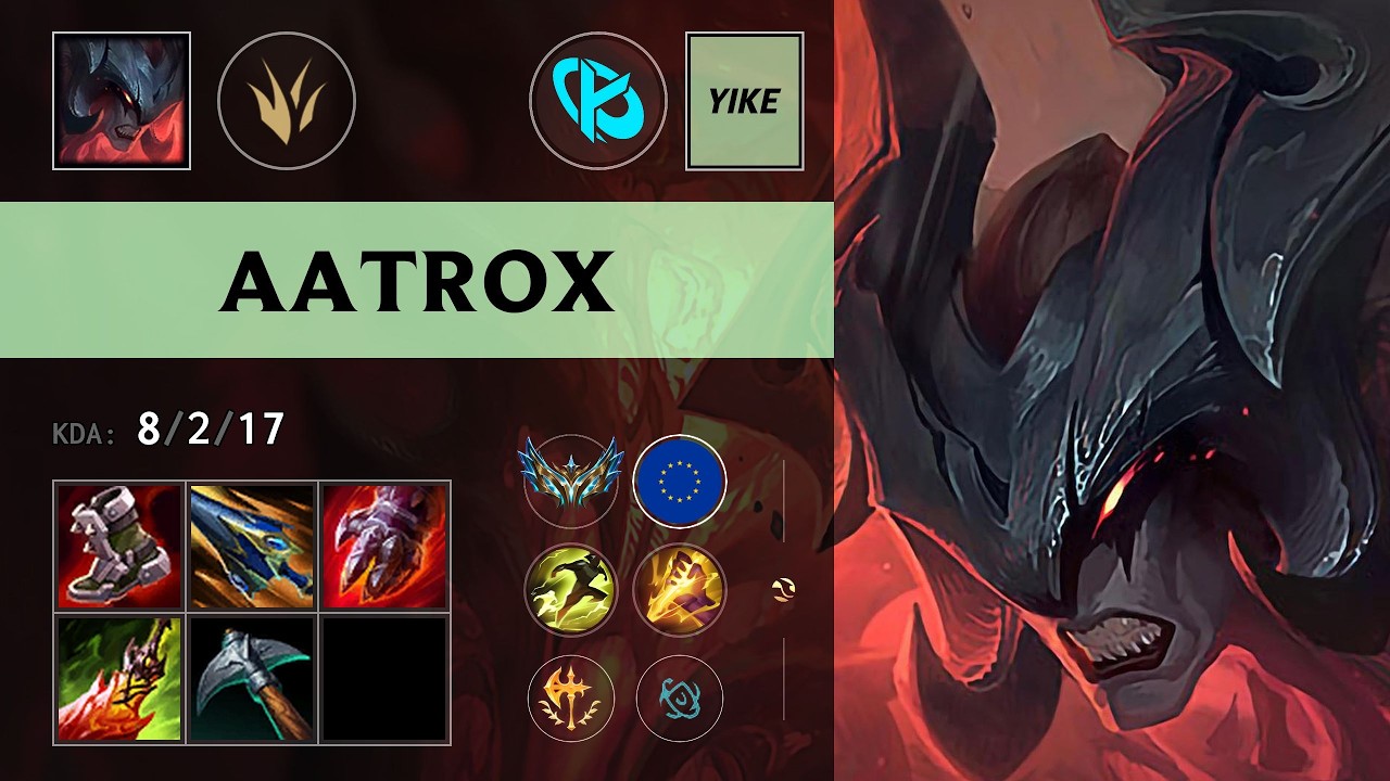 (KC Yike) Aatrox Jungle vs Shaco - EUW Challenger Patch 26.11