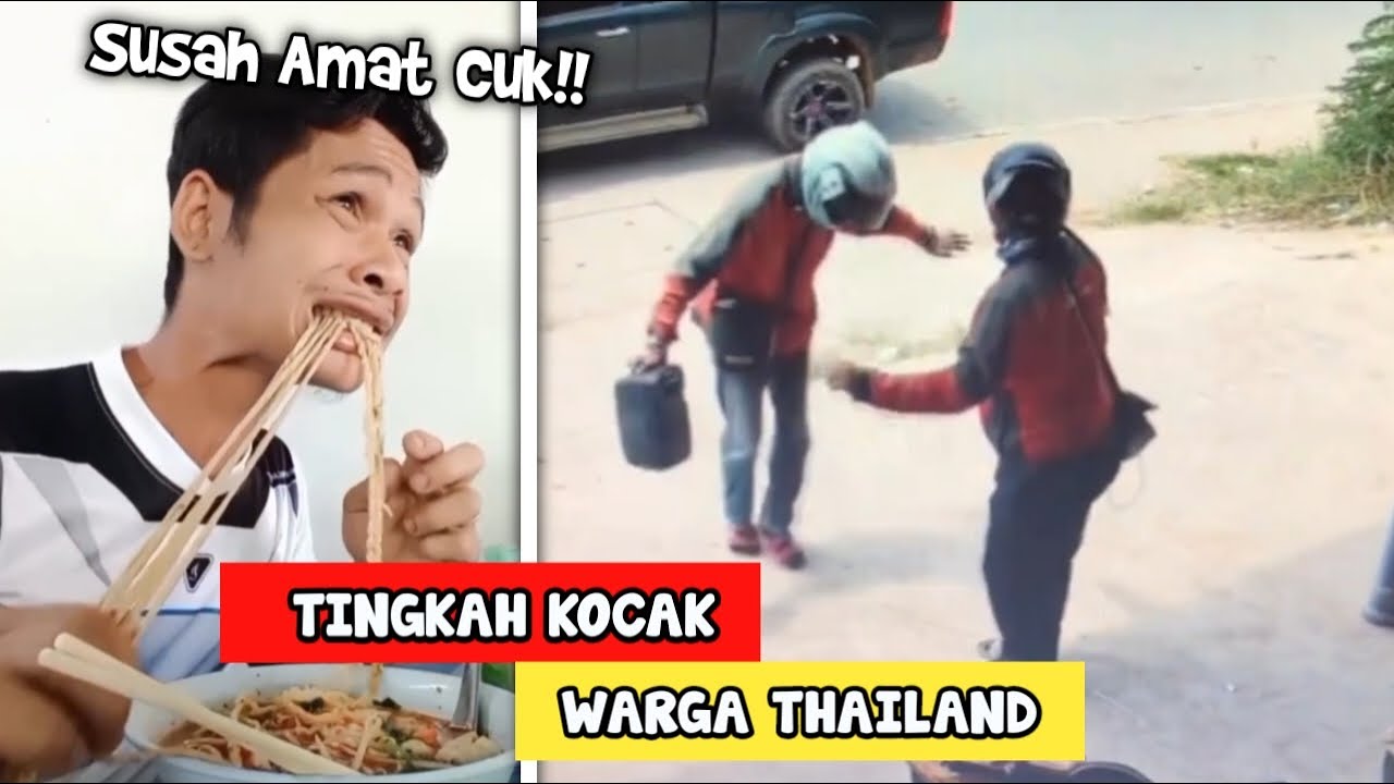 Mukbang Mie Ayam Apa Pentil Ban?? Kocaknya Warga Thailand Emang Gak Ada Obat