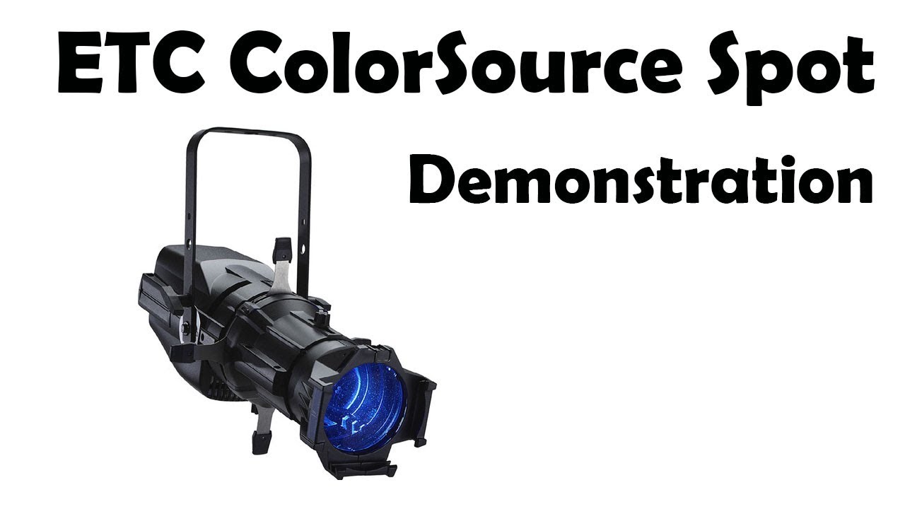 Church Install - Tim demonstrate ETC ColorSource Spot