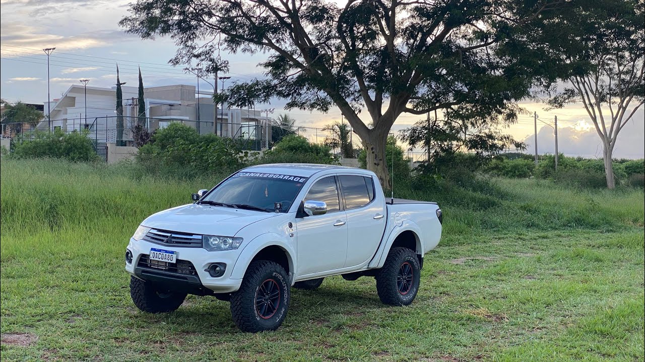 TRITON 3.2 TURBO DIESEL COM LIFT DE 2” ESPAÇADOR DE RODA 50mm PNEU MUD 285/75 16 COUNTRY 🚜💨🚀🚀