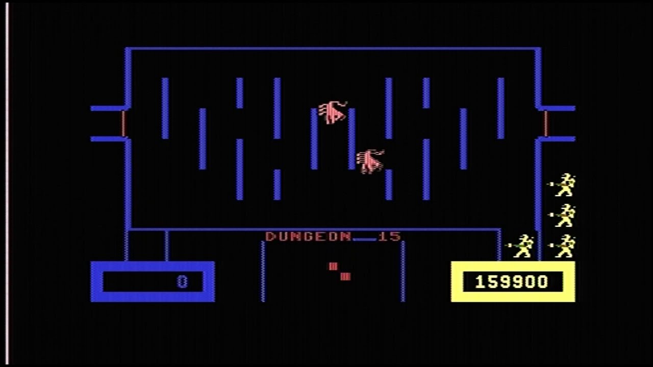 Wizard of Wor (Commodore 64) - soloplay [687200 points!]