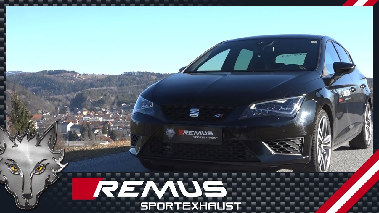Seat Leon Cupra Type 5F with REMUS cat-back system