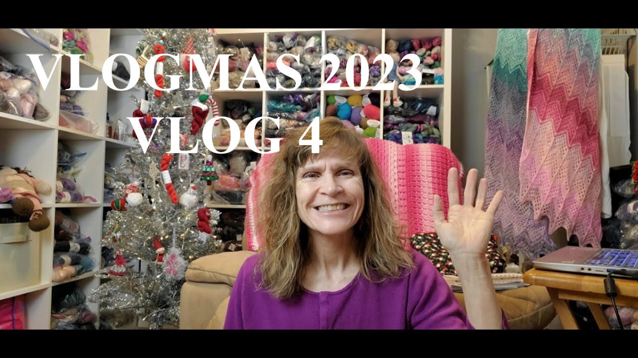 #vlogmas2023  Vlog 4 for Knitting TurnPike #adventknitting #yarnadvent