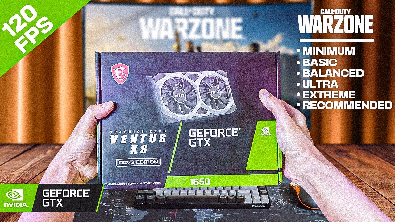 Testing Call of Duty Warzone with Nvidia GTX 1650 in 2025 – Minimum to Extreme Graphics Settings