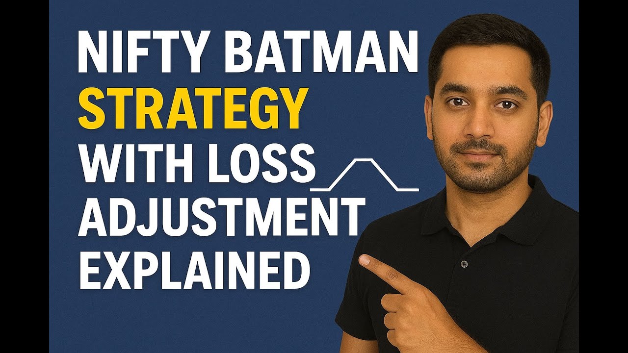 Batman Strategy with Loss Adjustment 💰 | Nifty Option Selling Explained #nifty #batman #strategy