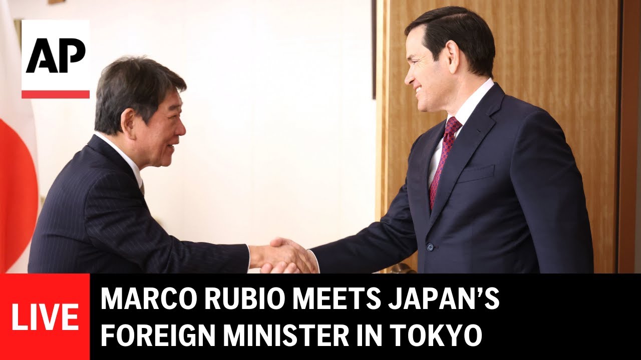 LIVE: Marco Rubio meets Japan&rsquo;s foreign minister in Tokyo